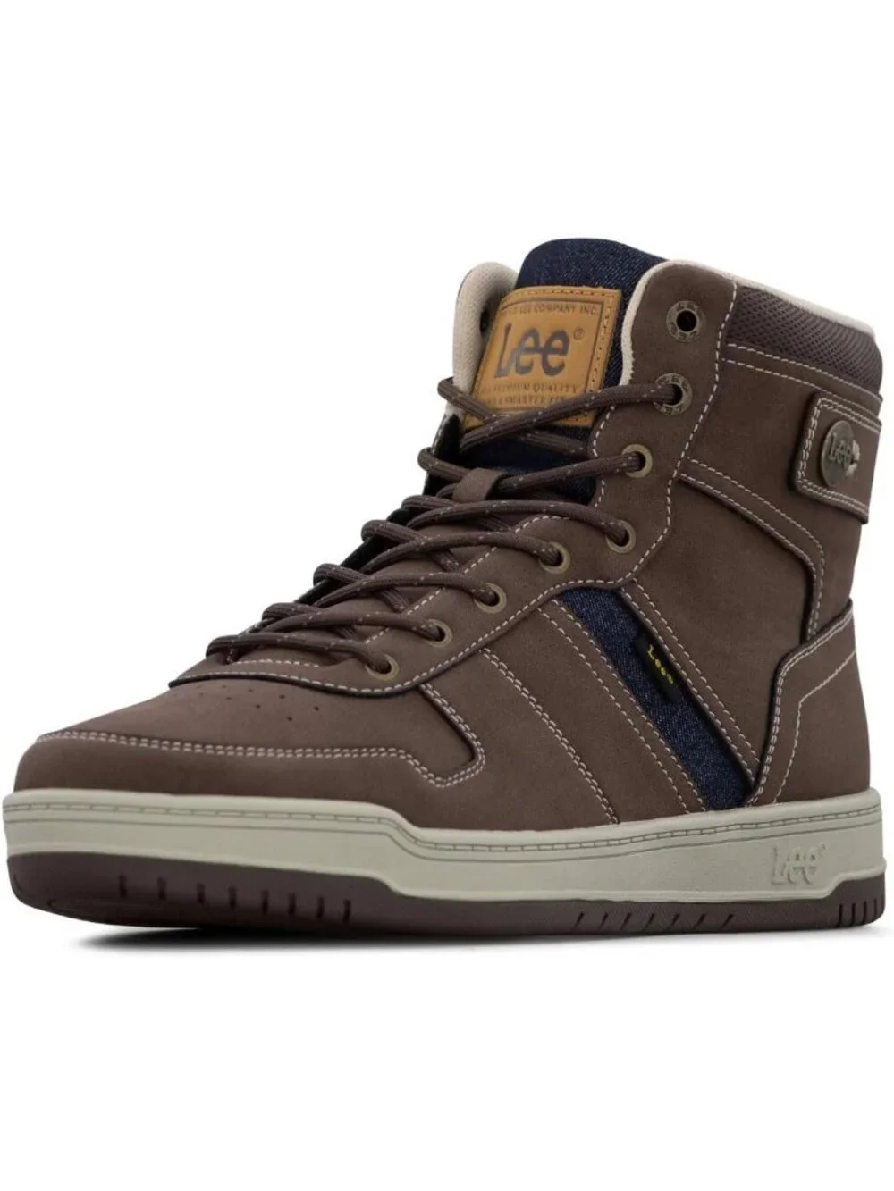 Women's Chocolate Tennis Shoes Classic Pull On High Top Athletic Running Sneaker